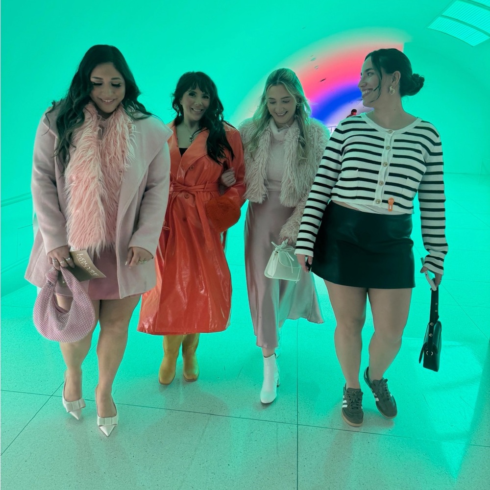 Nasty Gal Bold Orange Trench Coat - Picture 6 of 8